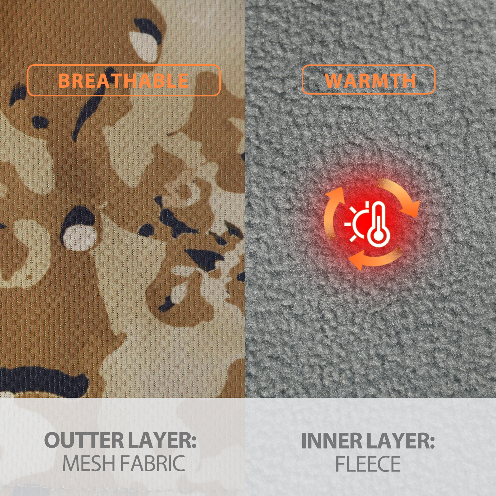 LOOGU  Unisex Camo Beanie Hat for Hunting B09