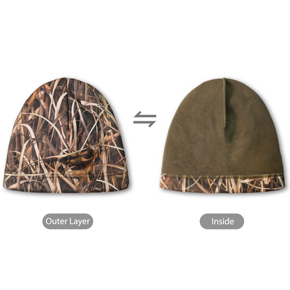 LOOGU  Unisex Camo Beanie Hat for Hunting B09