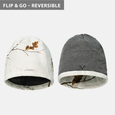 LOOGU Unisex Camo Beanie Hat for Hunting Ents B10