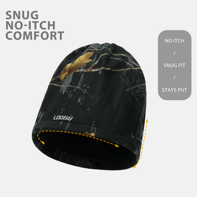 LOOGU Unisex Camo Beanie Hat for Hunting Ents B10