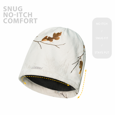 LOOGU Unisex Camo Beanie Hat for Hunting Ents B10