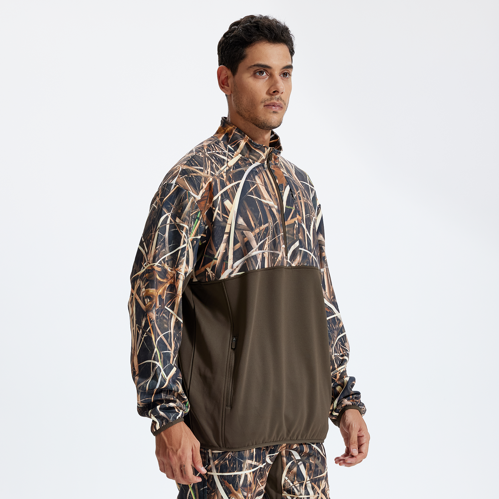LOOGU Half Zip Hunting Fleece Pullover D30