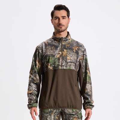 LOOGU Half Zip Hunting Fleece Pullover D30