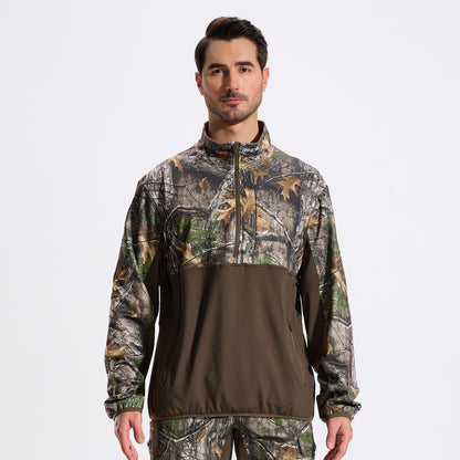 LOOGU Half Zip Hunting Fleece Pullover D30