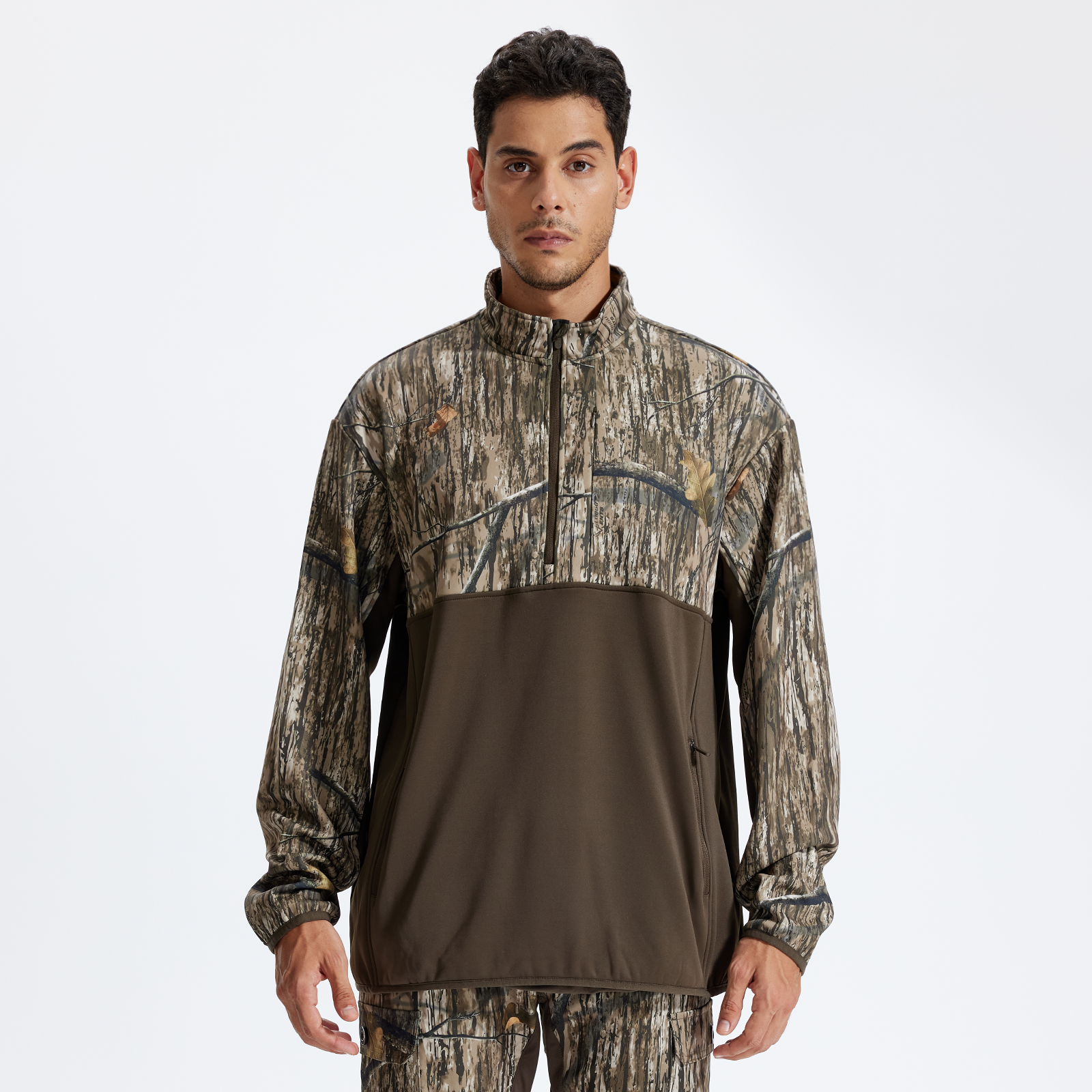 LOOGU Half Zip Hunting Fleece Pullover D30
