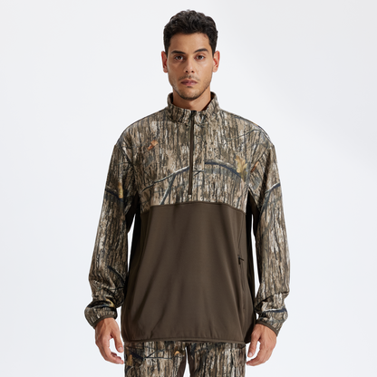 LOOGU Half Zip Hunting Fleece Pullover D30