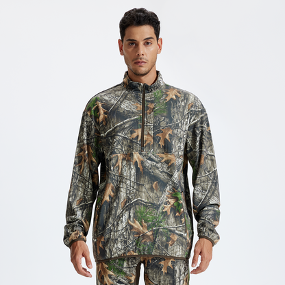 LOOGU Half Zip Hunting Fleece Pullover D30