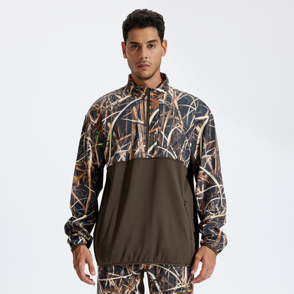 LOOGU Half Zip Hunting Fleece Pullover D30