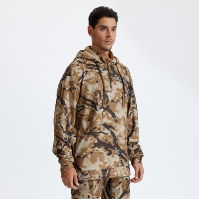 LOOGU Hunting Hoodies Fleece Lining Performance Insulation Pullover Spretta Desert D50-1