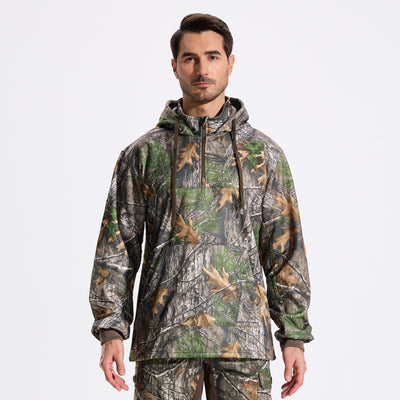 LOOGU Hunting Hoodies Fleece Lining Performance Insulation Pullover D50-1