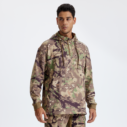 LOOGU Hunting Hoodies Fleece Lining Performance Insulation Pullover D50-1