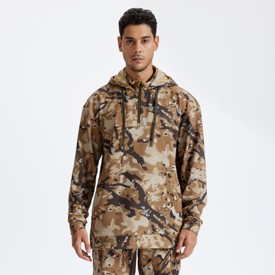 LOOGU Hunting Hoodies Fleece Lining Performance Insulation Pullover Spretta Desert D50-1