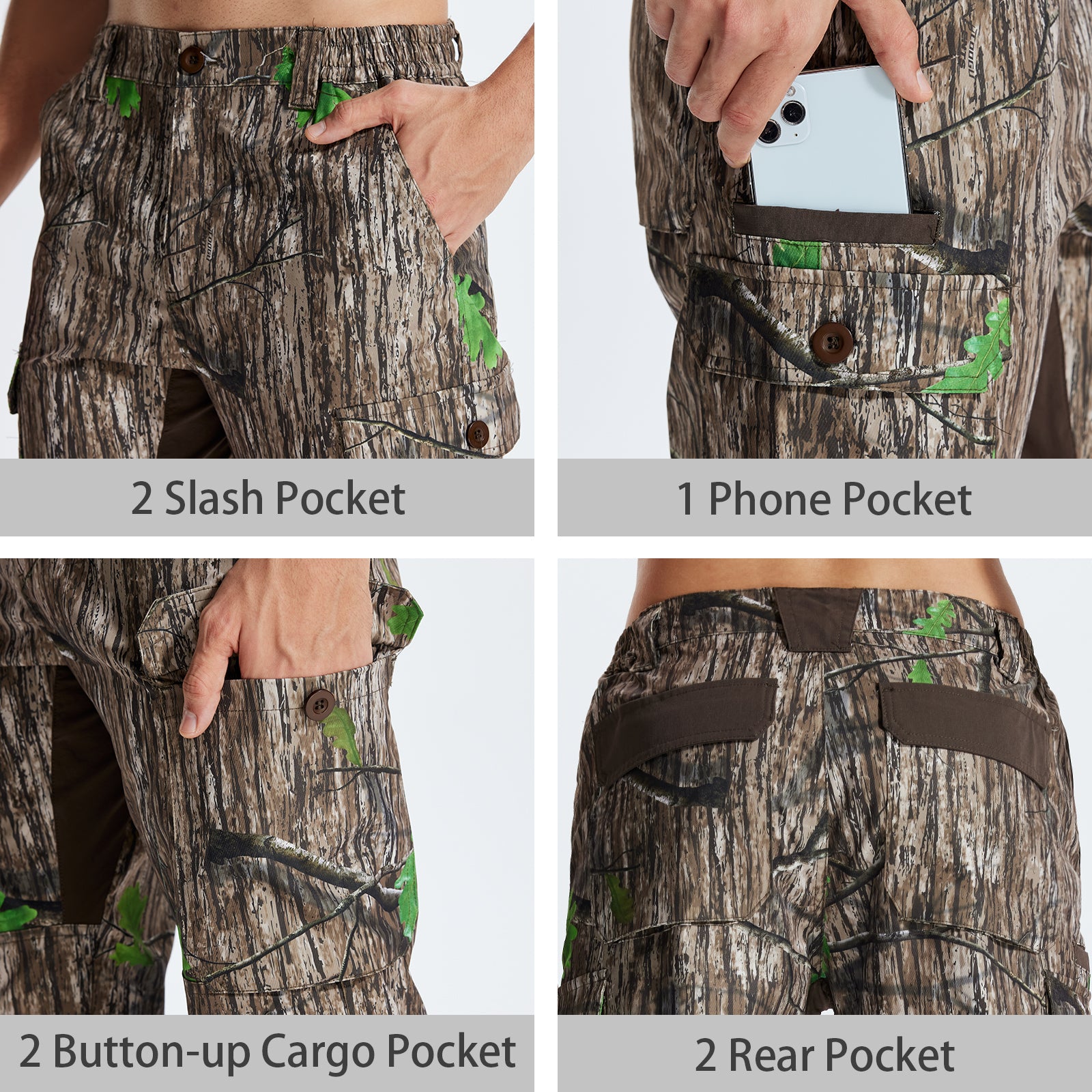 LOOGU Men's 7-Pocket Turkey Hunting Pant ENTS H30