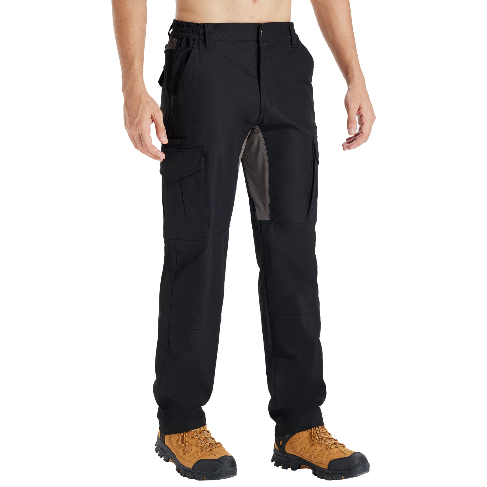 LOOGU Men's Water Resistant Tactical Pants Cargo Pants Break H61