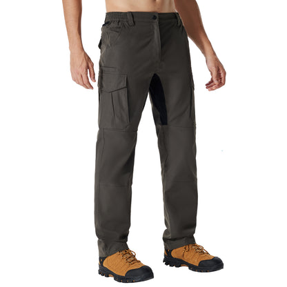 LOOGU Men's Water Resistant Tactical Pants Cargo Pants Charcoal Gray H61
