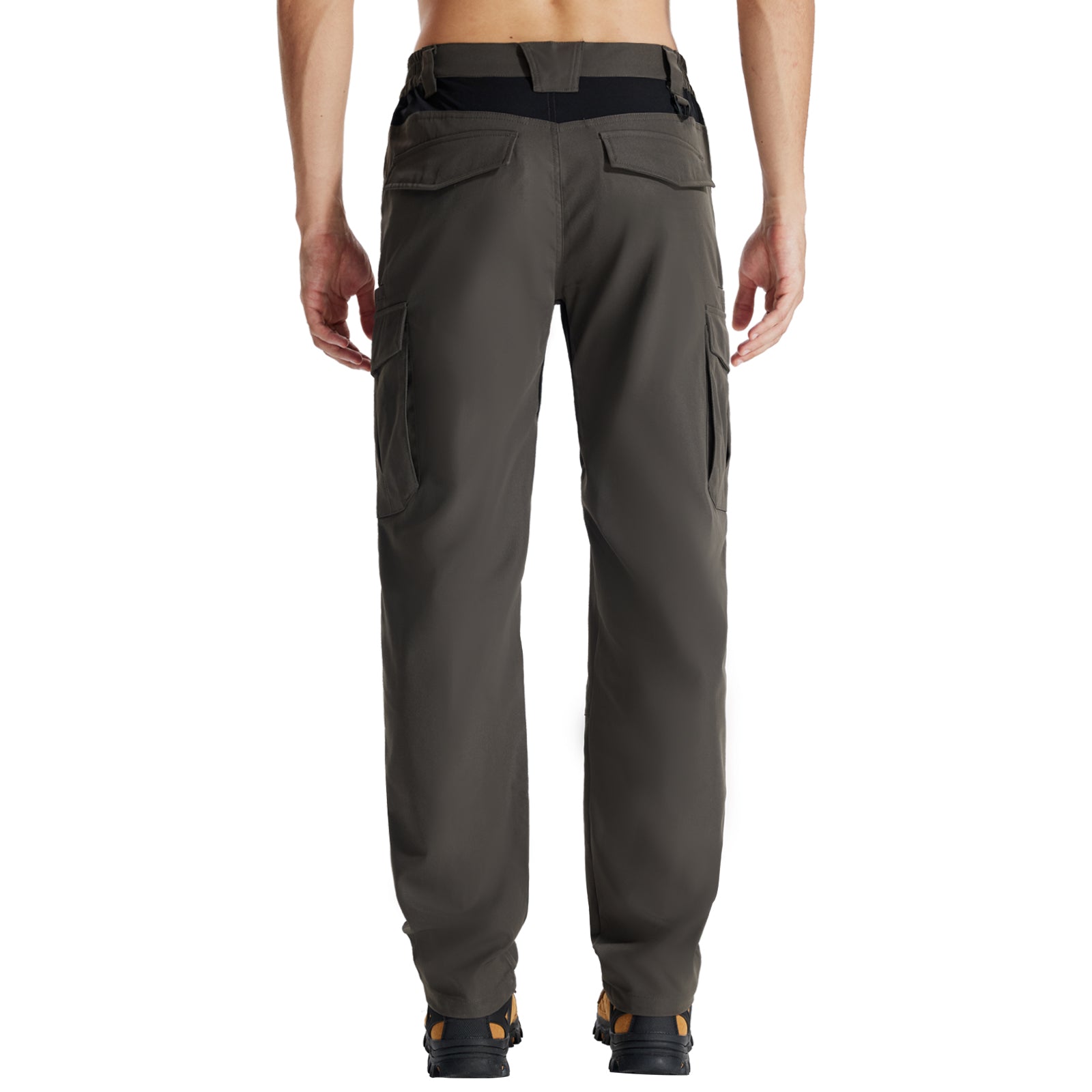 LOOGU Men's Water Resistant Tactical Pants Cargo Pants Charcoal Gray H61