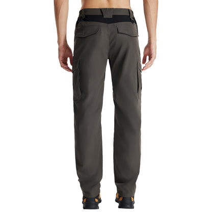 LOOGU Men's Water Resistant Tactical Pants Cargo Pants Charcoal Gray H61