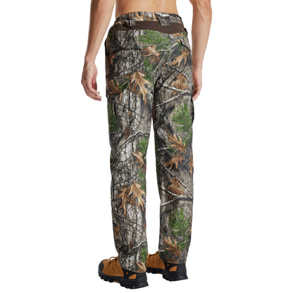 LOOGU Men's Water Resistant Tactical Pants Cargo Pants Super Tree Camo H61