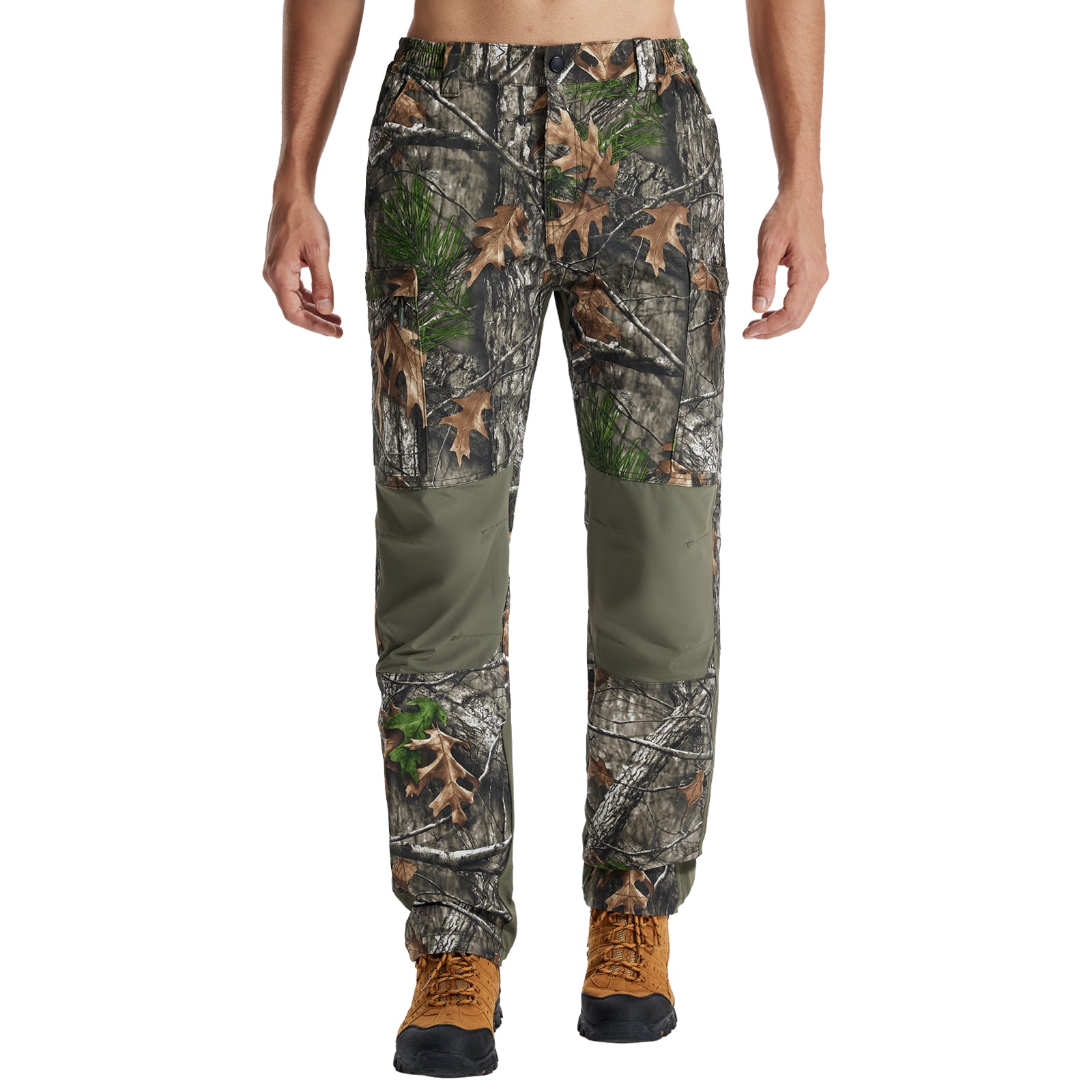 LOOGU Camo Hunting Pants 7 Pockets Super tree Contrast H70
