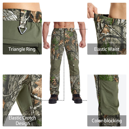 LOOGU Camo Hunting Pants 7 Pockets H70