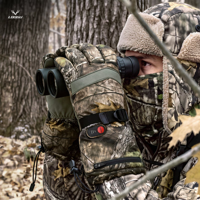 Heated Camo Hunting Gloves HG10