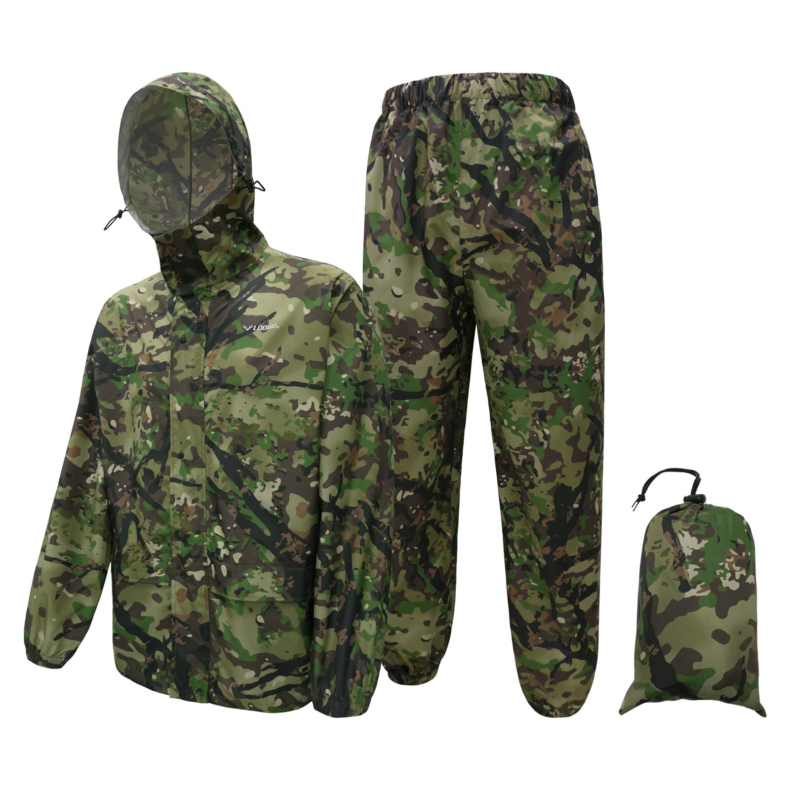 LOOGU camo rainsuit TPU SPRETTA Camo RS20