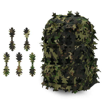 LOOGU Camo Tactical Backpack Cover Oak Leaf