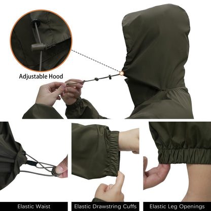 LOOGU Solid Color rainsuit TPU RS20