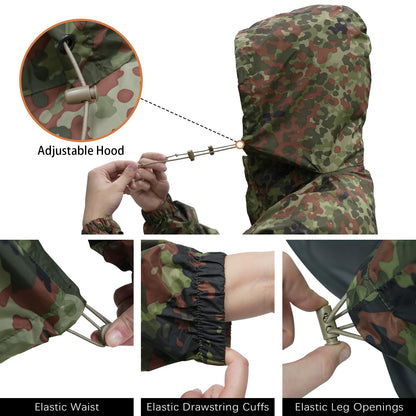 LOOGU camo rainsuit TPU RS20