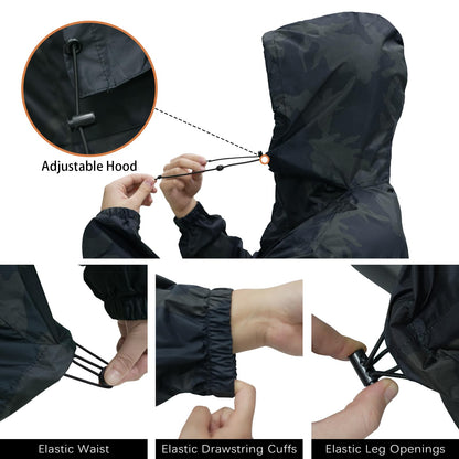 LOOGU camo rainsuit TPU RS20