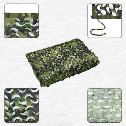 LOOGU Camping Military Hunting Camo Netting Spretta Camo