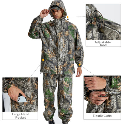 LOOGU camo rainsuit TPU RS20