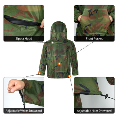 LOOGU Camo Mosquito Suits