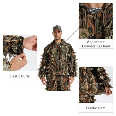 LOOGU Hunting Ghillie Suit Super Tree Camo