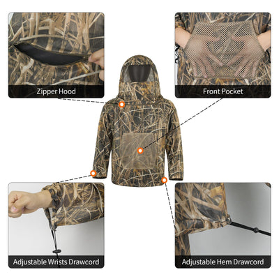 LOOGU Camo Mosquito Suits
