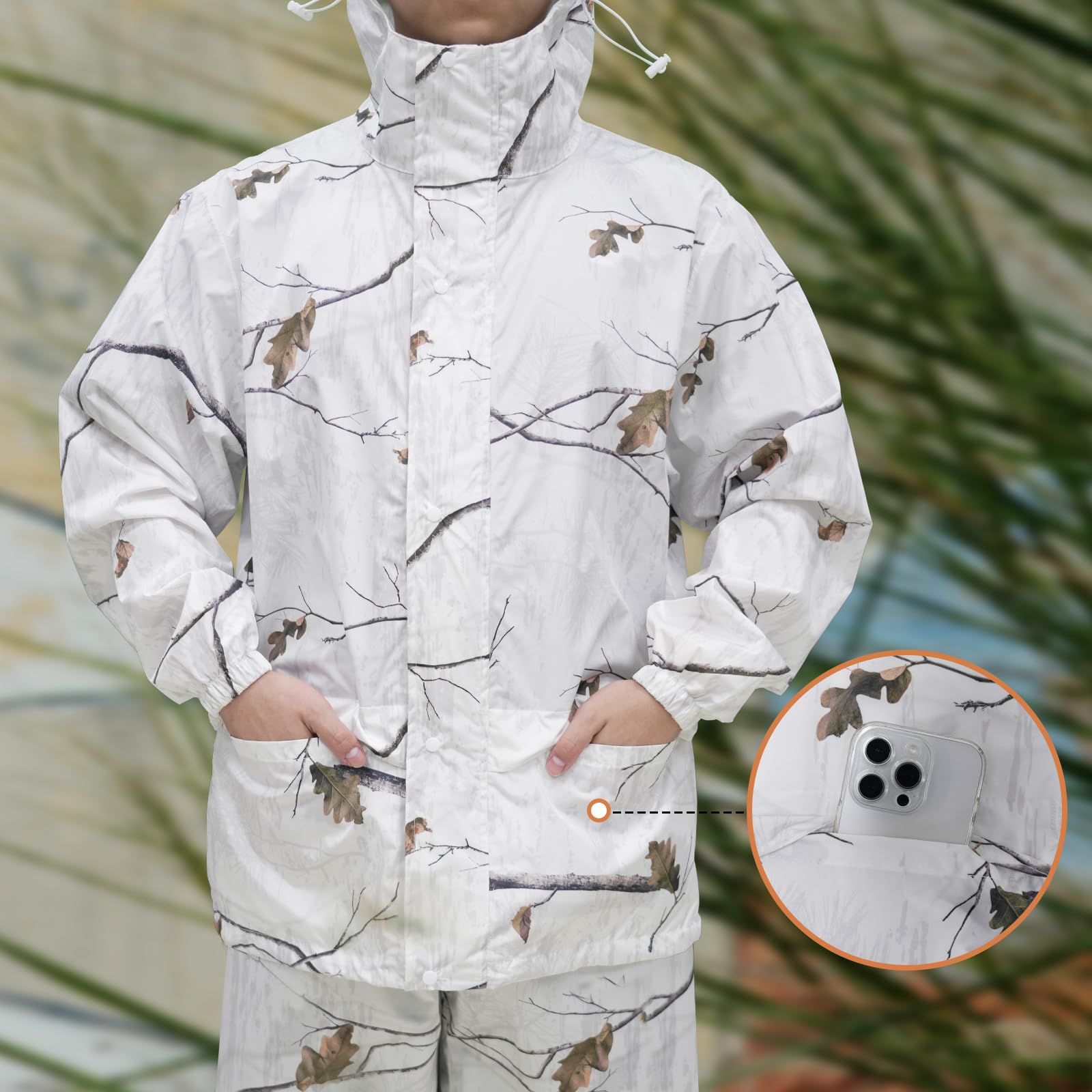 LOOGU ENTS camo rainsuit TPU RS20