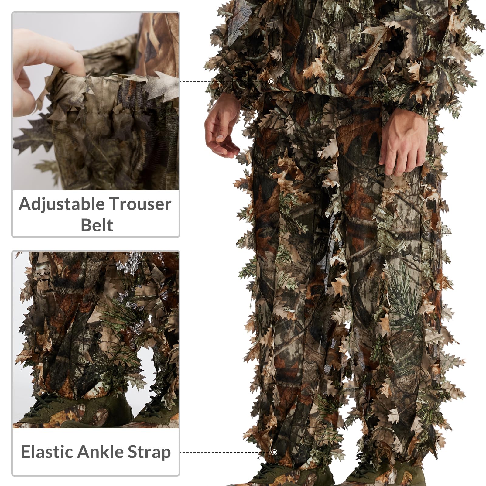 LOOGU Hunting Ghillie Suit Super Tree Camo