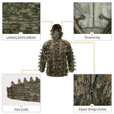 LOOGU Hunting Ghillie Suit ENTS Camo