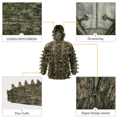 LOOGU Hunting Ghillie Suit ENTS Camo