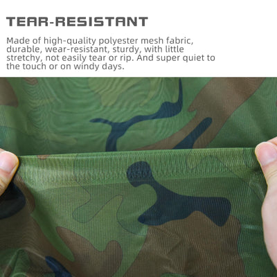 LOOGU Camo Netting Mesh Camouflage Net Bulk Roll Quiet Nets