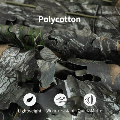 LOOGU Camo Tactical Backpack Cover Oak Leaf