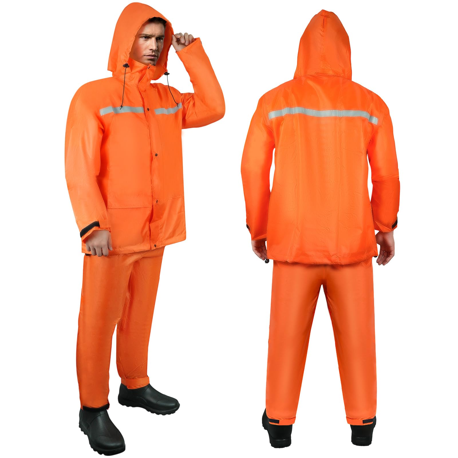 LOOGU Solid Color rainsuit TPU RS20