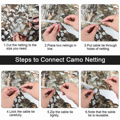 LOOGU Hunting Camo Netting With Polyester DTY 190T