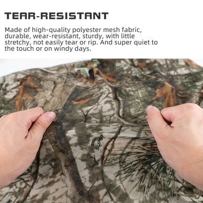 LOOGU Camo Netting Mesh Camouflage Net Bulk Roll Quiet Nets