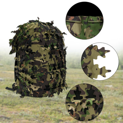 LOOGU Camo Tactical Backpack Cover Oak Leaf
