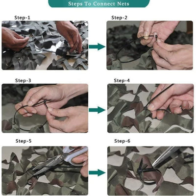 LOOGU Hunting Camo Netting With Polyester DTY 190T