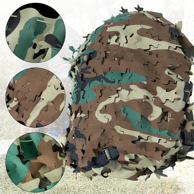 LOOGU Camo Tactical Backpack Cover Oak Leaf