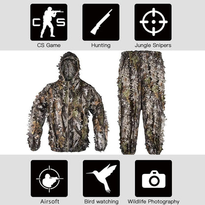 LOOGU Hunting Ghillie Suit Super Tree Camo