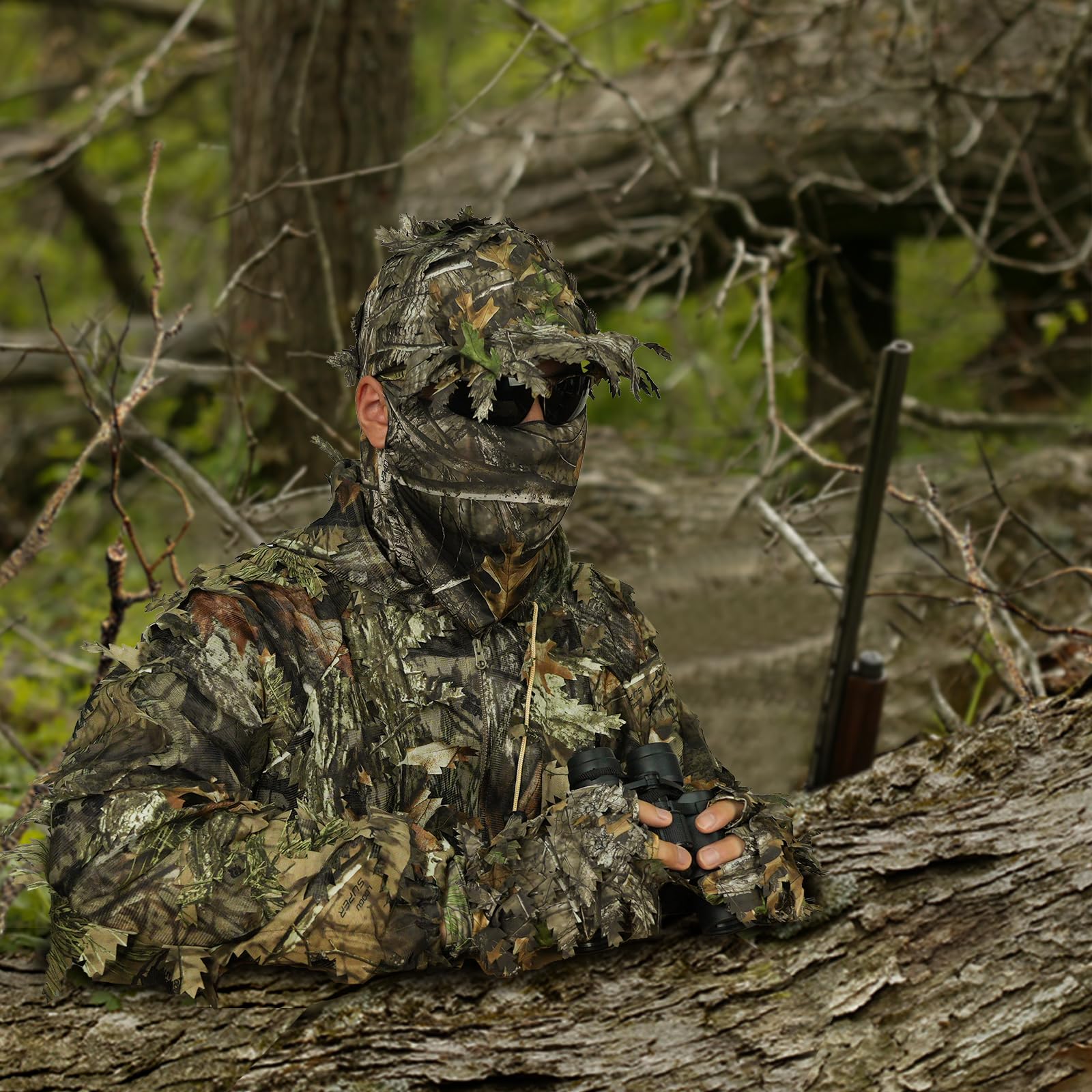 LOOGU Hunting Ghillie Suit Super Tree Camo