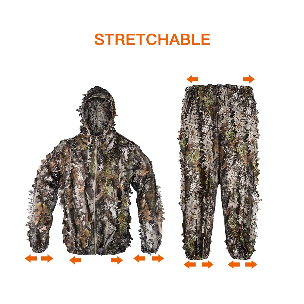 LOOGU Hunting Ghillie Suit Super Tree Camo